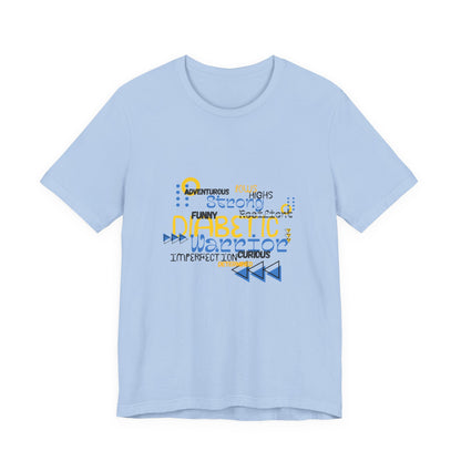 The Diabuddies Store Uplifted & Unleashed - Unisex Tee Uplifted & Unleashed - Unisex Tee: Embrace your strength, defy the odds. The "Uplifted & Unleashed" tee is more than just a shirt; it's a vibrant testament to the diabetic warrior within. Adorned with
