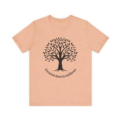 Rooted in Resilience (French) - Unisex Tee The Diabuddies Store T-Shirts $25.00