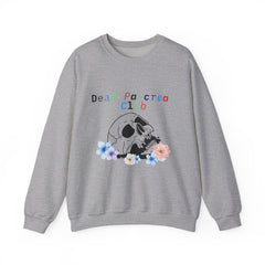 Skull & Flowers, Dead Pancreas Club - Unisex Sweatshirt The Diabuddies Store Sweatshirts $35.70