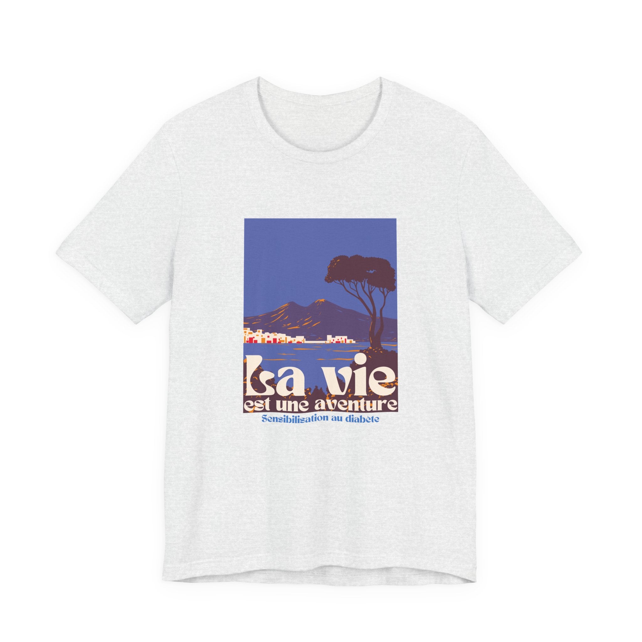 Life is an Adventure, Ocean View (French) - Unisex Tee The Diabuddies Store T-Shirts $22.50