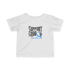 The Diabuddies Store Support Squad - Infant Tee Support Squad - Infant Tee: Show your love for the entire family with the "Support Squad" Infant Tee! Whether they're supporting a sibling, a parent, or a friend, this tee is a heartwarming way to show that