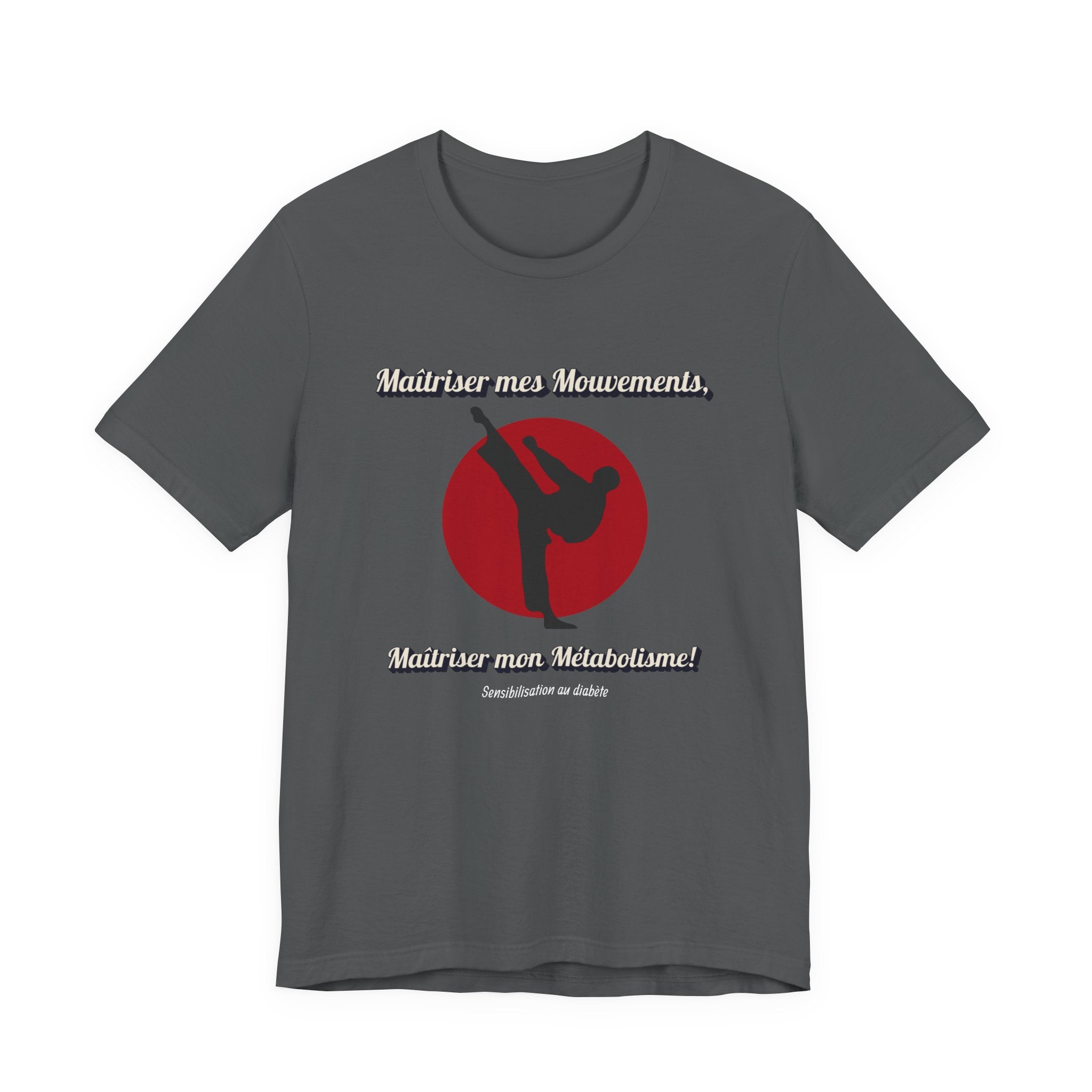 Diabetes & Karate (French) - Unisex Tee The Diabuddies Store T-Shirts $30.27