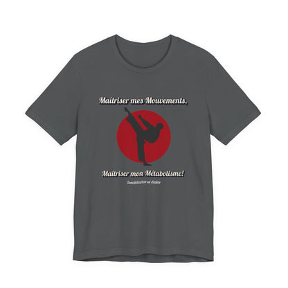 Diabetes & Karate (French) - Unisex Tee The Diabuddies Store T-Shirts $30.27