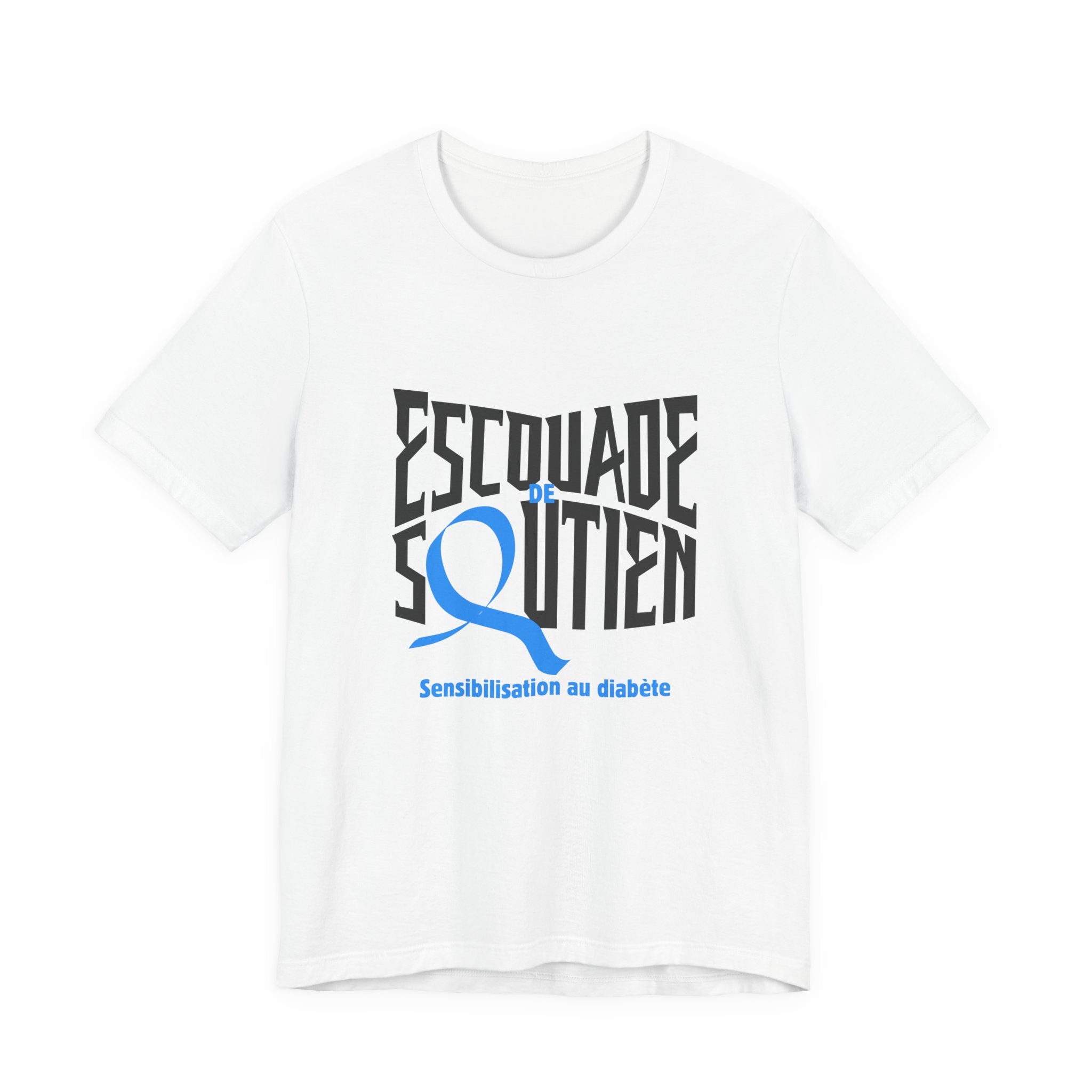 The Diabuddies Store T1D Support Squad (French)- Unisex Tee T1D Support Squad (French)- Unisex Tee: Join the T1D Support Squad! A soft, comfy tee for anyone showing love and solidarity for the T1D warrior in their life. T-Shirt Awareness clothing,Casual W