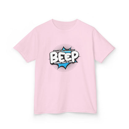 The Diabuddies Store Beep! Sorry that's me! - Kids Tee Beep! Sorry that's me! - Kids Tee: This playful tee is perfect for the little one who's full of energy and charm. The fun design features the word "beep" and the phrase "Sorry, that's me!", a cute and