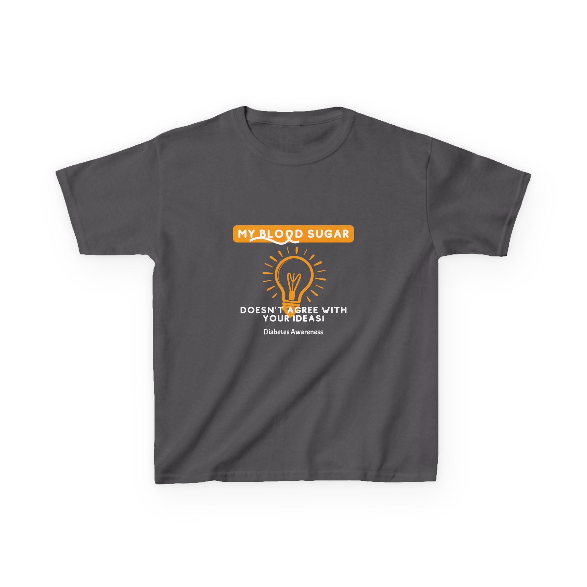 The Diabuddies Store My Blood Sugar Doesn't Agree - Kids Tee My Blood Sugar Doesn't Agree - Kids Tee: A humorous tee for the little warrior in your life. This "My Blood Sugar Doesn't Agree" Kids' Tee is a fun and relatable way to express the daily ups and