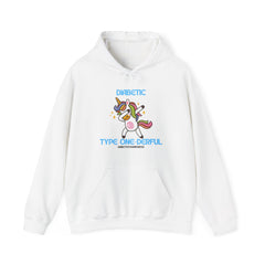 The Diabuddies Store Type One-derful - Unisex Hoodie Type One-derful - Unisex Hoodie: Uniquely Strong, Absolutely Wonderful. Embrace your journey with pride! Our "Type One-derful" tee is a joyful and empowering tribute to everyone living with Type 1 diabe