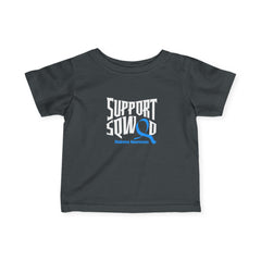 The Diabuddies Store Support Squad - Infant Tee Support Squad - Infant Tee: Show your love for the entire family with the "Support Squad" Infant Tee! Whether they're supporting a sibling, a parent, or a friend, this tee is a heartwarming way to show that