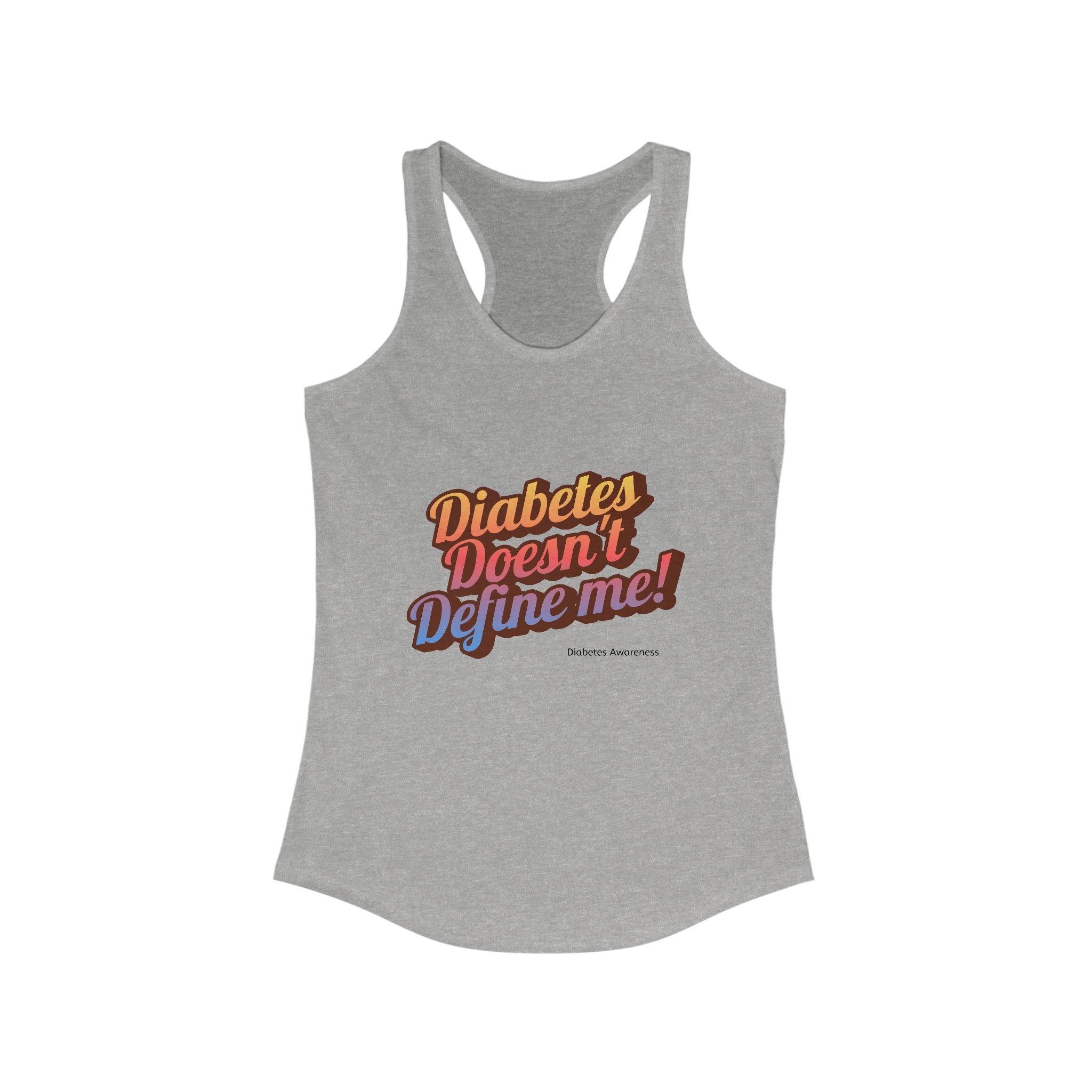 Diabetes doesn`t Define me! Racerback Tank The Diabuddies Store Tank Tops $19.96