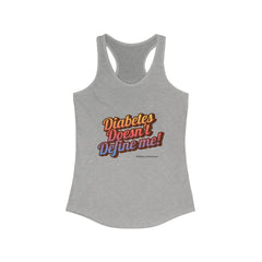 Diabetes doesn`t Define me! Racerback Tank The Diabuddies Store Tank Tops $19.96