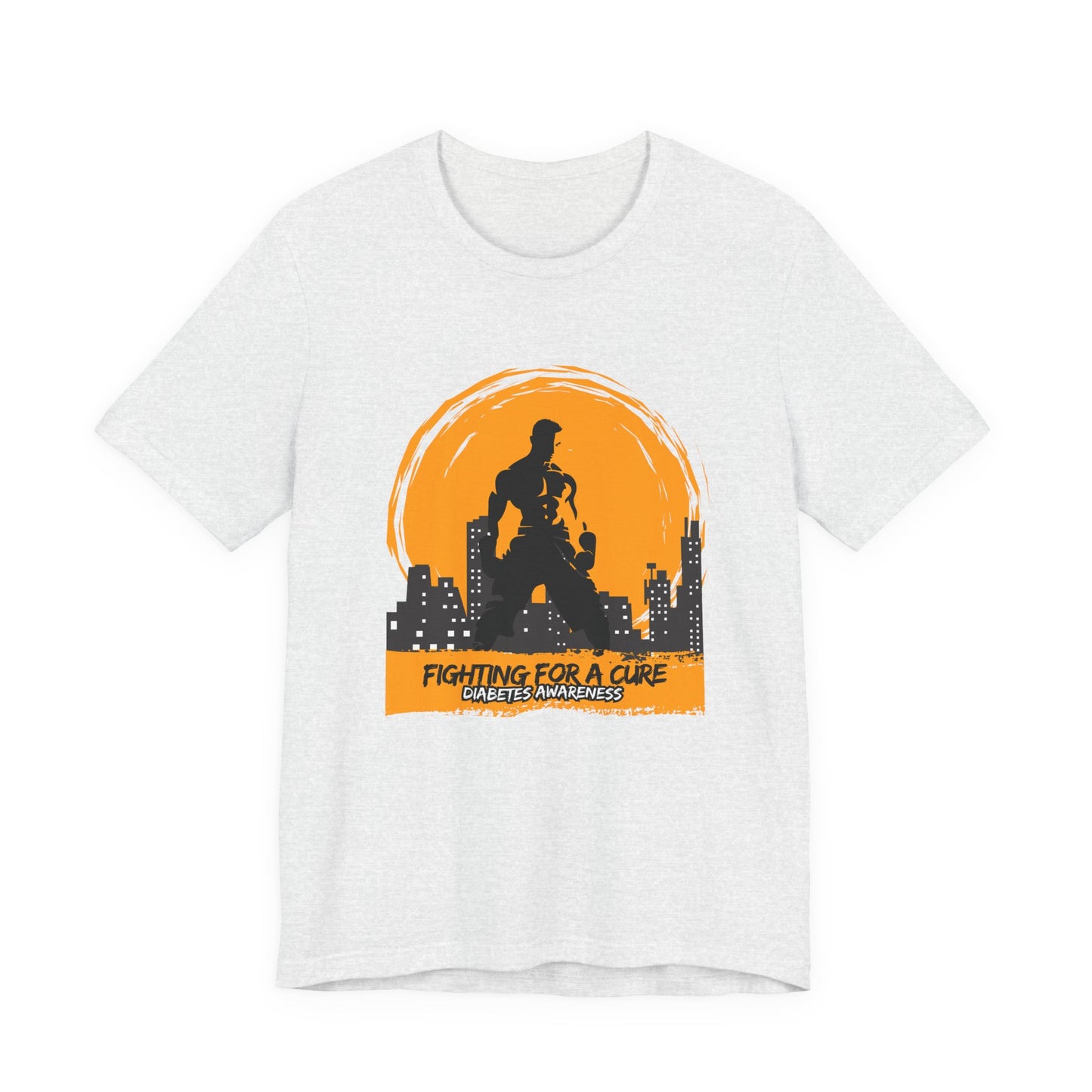 The Diabuddies Store Fighting for a Cure - Unisex Tee Fighting for a Cure - Unisex Tee: Make a statement that matters with this Unisex Tee. This comfortable and versatile shirt is a powerful way to raise awareness and spark conversations. Wear it proudly