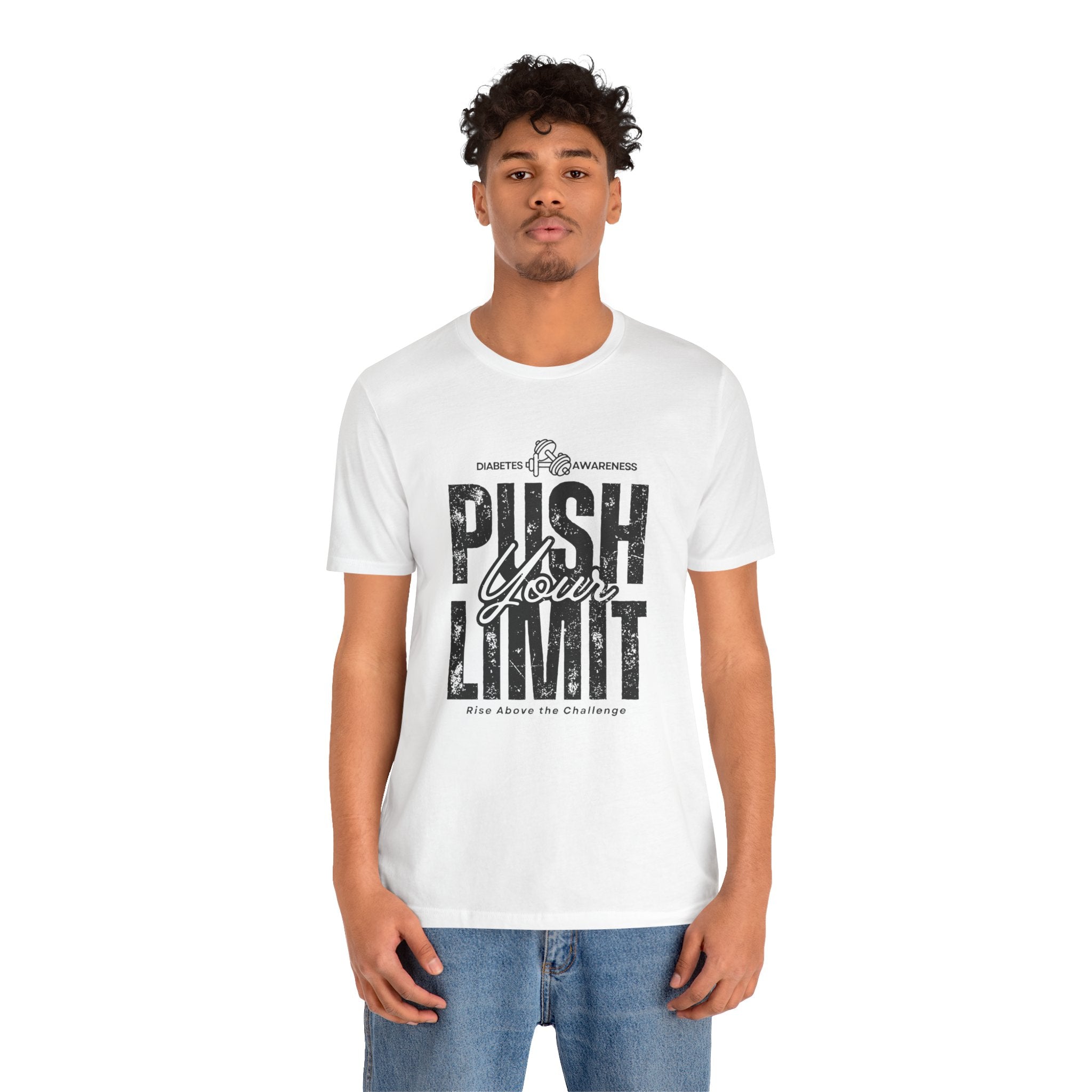 Diabetes Awareness Push Your Limit! - Unisex Tee The Diabuddies Store T-Shirts $22.50