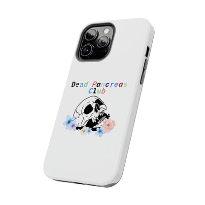 Skull & Flowers Dead Pancreas Club - Phone Case The Diabuddies Store Mobile Phone Cases $18.23