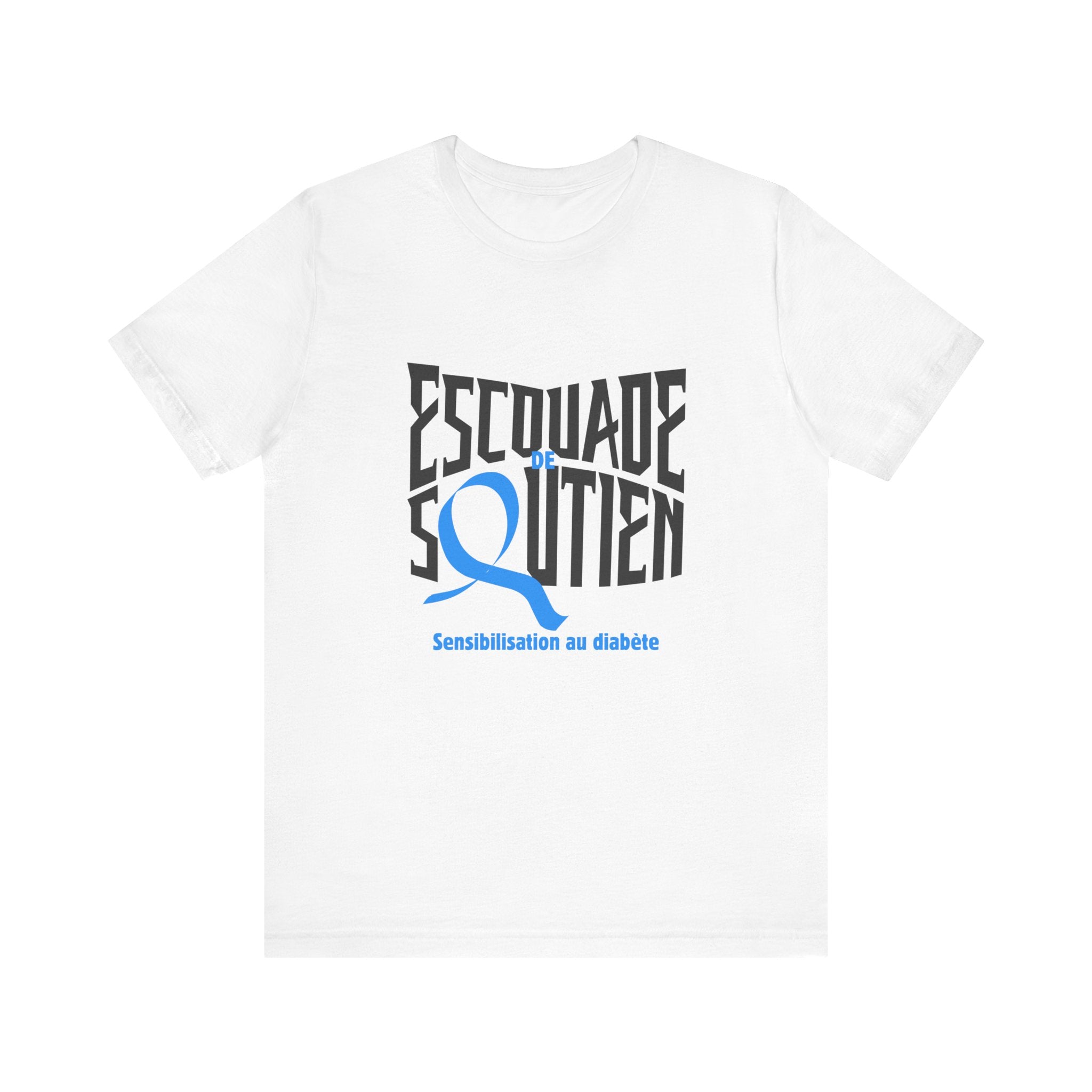 The Diabuddies Store T1D Support Squad (French)- Unisex Tee T1D Support Squad (French)- Unisex Tee: Join the T1D Support Squad! A soft, comfy tee for anyone showing love and solidarity for the T1D warrior in their life. T-Shirt Awareness clothing,Casual W