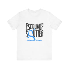 The Diabuddies Store T1D Support Squad (French)- Unisex Tee T1D Support Squad (French)- Unisex Tee: Join the T1D Support Squad! A soft, comfy tee for anyone showing love and solidarity for the T1D warrior in their life. T-Shirt Awareness clothing,Casual W