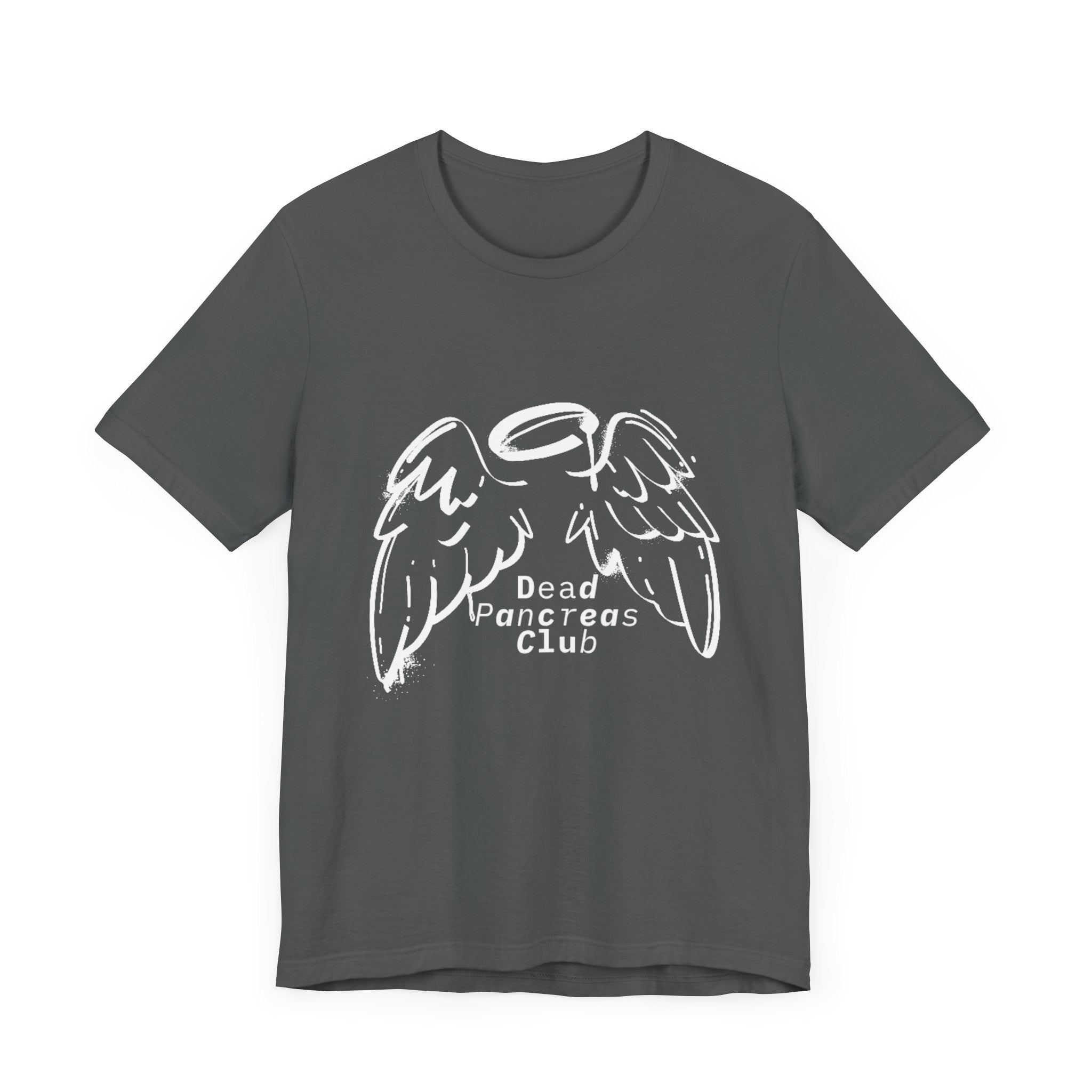 Dead Pancreas Club (Angel wings) - Unisex Tee The Diabuddies Store T-Shirts $24.25