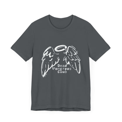 The Diabuddies Store Dead Pancreas Club (Angel Wings) Bundle You are an angel in this fight. Embrace your journey with the "Dead Pancreas Club" T-shirt and Cap bundle, featuring a powerful angel wings design. This isn't just a statement—it's a symbol of s
