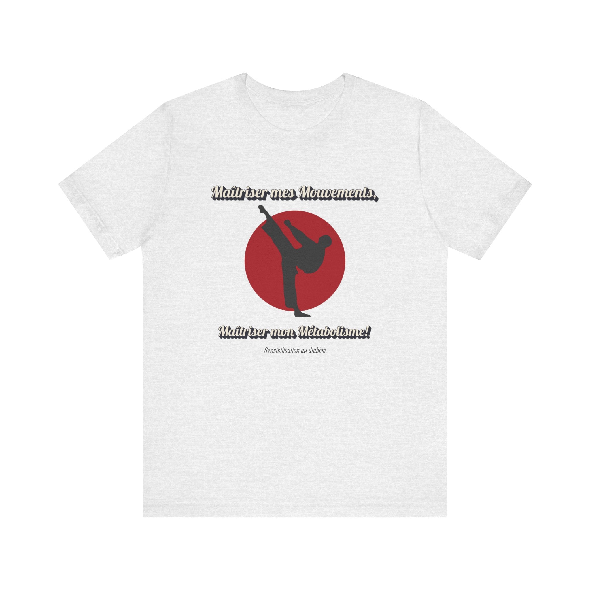 Diabetes & Karate (French) - Unisex Tee The Diabuddies Store T-Shirts $22.50