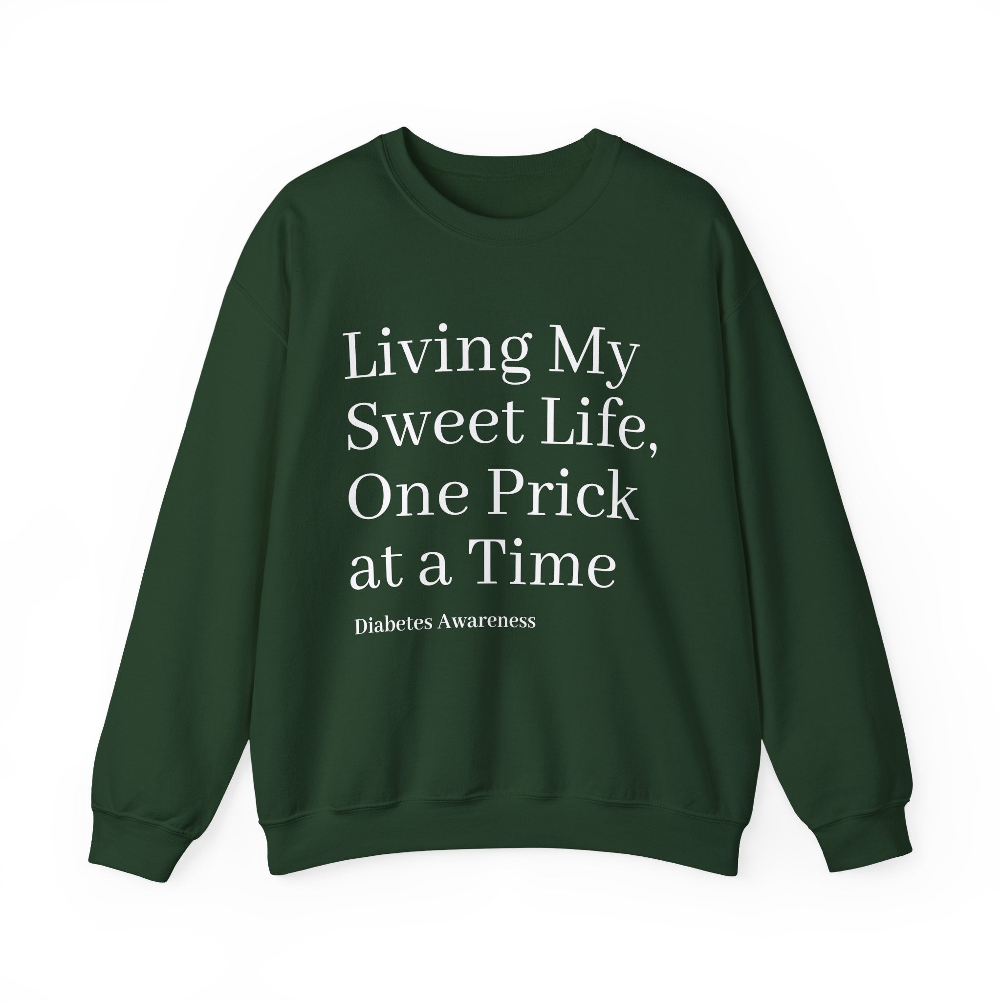 One Prick at a Time - Unisex Sweatshirt The Diabuddies Store Sweatshirts $32.95