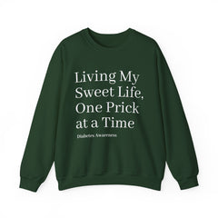 One Prick at a Time - Unisex Sweatshirt The Diabuddies Store Sweatshirts $32.95