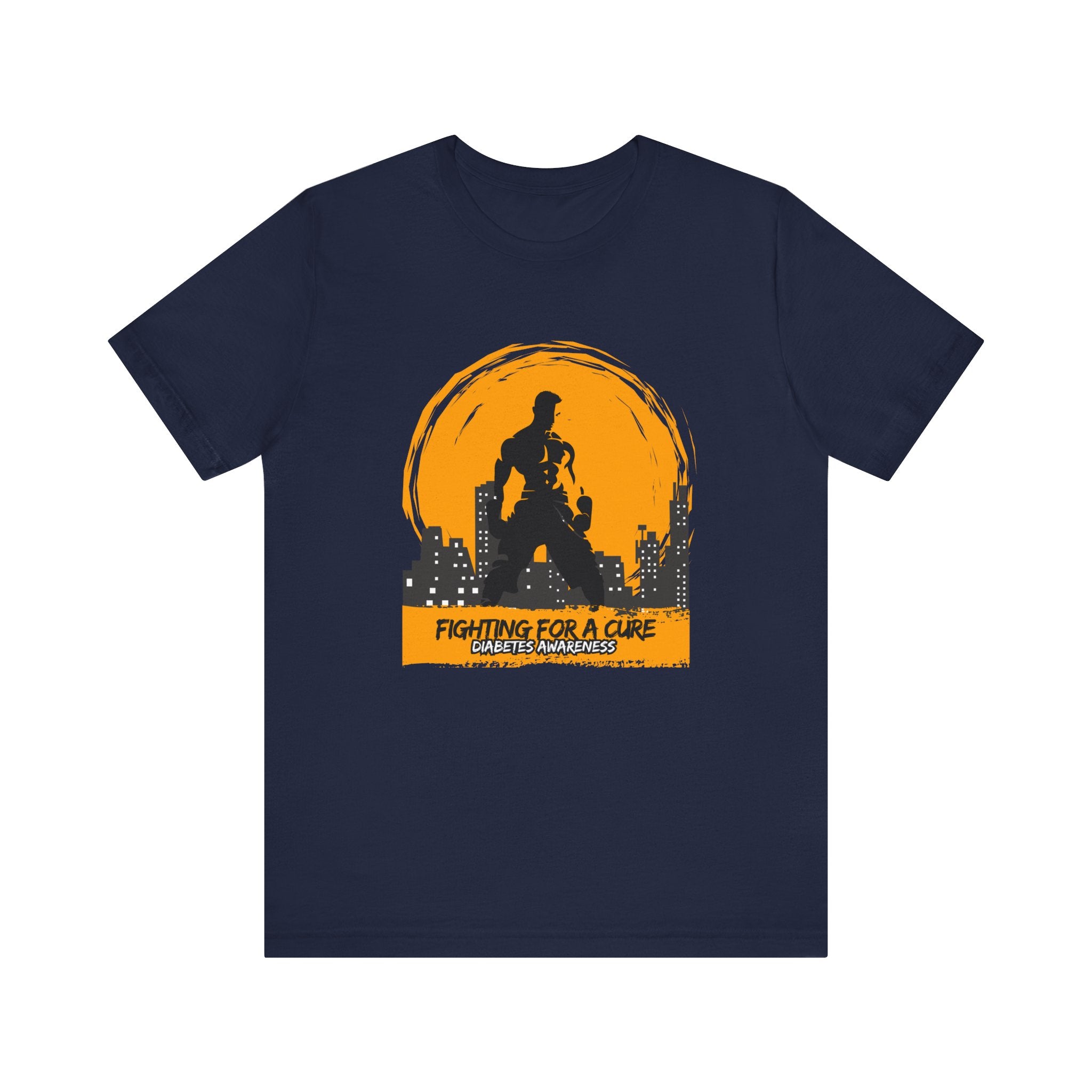 The Diabuddies Store Fighting for a Cure - Unisex Tee Fighting for a Cure - Unisex Tee: Make a statement that matters with this Unisex Tee. This comfortable and versatile shirt is a powerful way to raise awareness and spark conversations. Wear it proudly