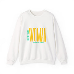 The Diabuddies Store Bionic Woman (Diabetes) - Unisex Sweatshirt Bionic Woman (Diabetes) - Unisex Sweatshirt: Unleash your inner Bionic strength! This Unisex Sweatshirt is a powerful statement of resilience, strength, and modern-day heroism for anyone liv