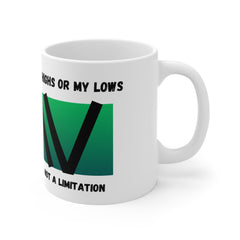 The Diabuddies Store Greater than (Green) - Mug 11oz Greater than (Green) - Mug 11oz: An inspirational mug that brings a daily reminder that you are greater than the highs and the lows during your coffee or tea routine. Perfect for anyone with a playful p