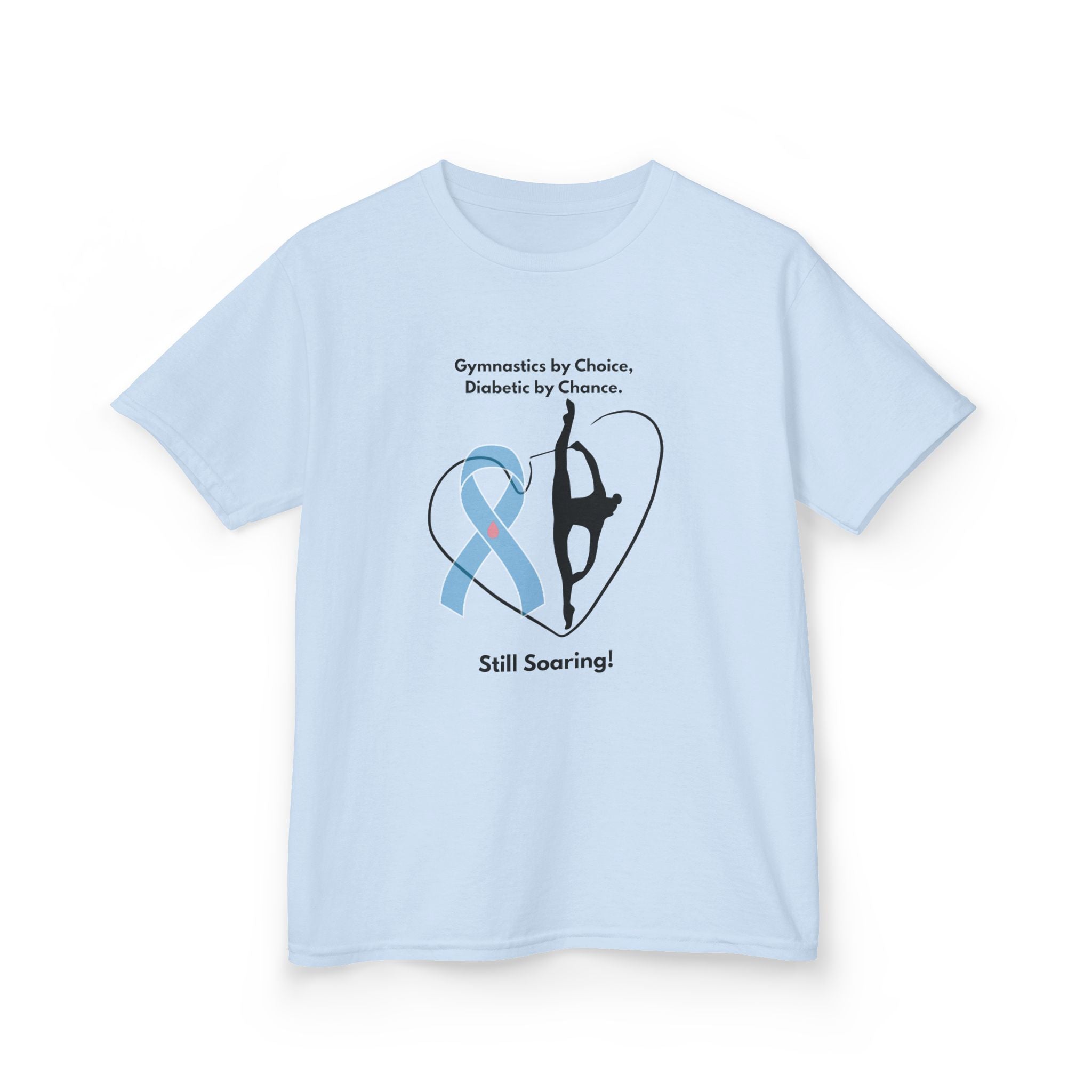 The Diabuddies Store Diabetes and Gymnastics - Kids Tee Show off their passion and strength with the Diabetes and Gymnastics - Kids Tee. This comfortable cotton shirt celebrates the perfect balance of managing diabetes and excelling at gymnastics. Kids cl