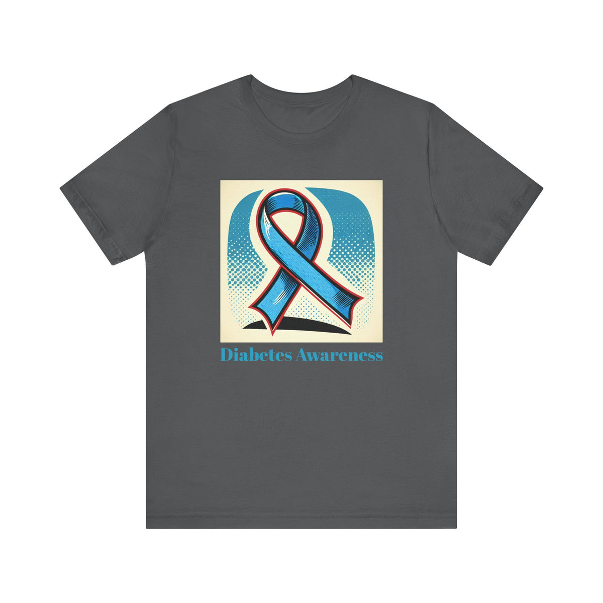 Diabetes Awareness, Blue Ribbon - Unisex Tee The Diabuddies Store T-Shirts $22.50