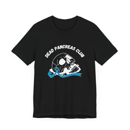 Skull & Blue Ribbon, Dead Pancreas Club - Unisex Tee The Diabuddies Store T-Shirts $22.50