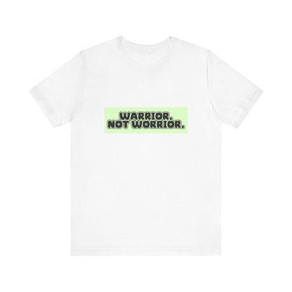 The Diabuddies Store Warrior. Not Worrior. - Unisex Tee Warrior. Not Worrior. - Unisex Tee: For those who face challenges head-on & spell "warrior" right. A clear statement of strength, resilience & sharp detail. T-Shirts $22.50