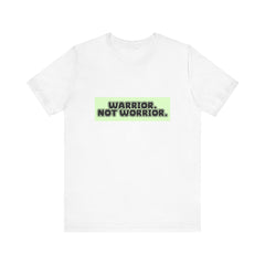 The Diabuddies Store Warrior. Not Worrior. - Unisex Tee Warrior. Not Worrior. - Unisex Tee: For those who face challenges head-on & spell "warrior" right. A clear statement of strength, resilience & sharp detail. T-Shirts $22.50