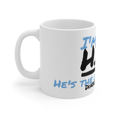 The Diabuddies Store I'm with him, the diabetic! - Mug 11oz I'm with him, the diabetic! - Mug 11oz: Show your support with a smile! Our "I'm with him, the diabetic! He's the one beeping..." 11oz mug is a fun and relatable way to acknowledge the daily real