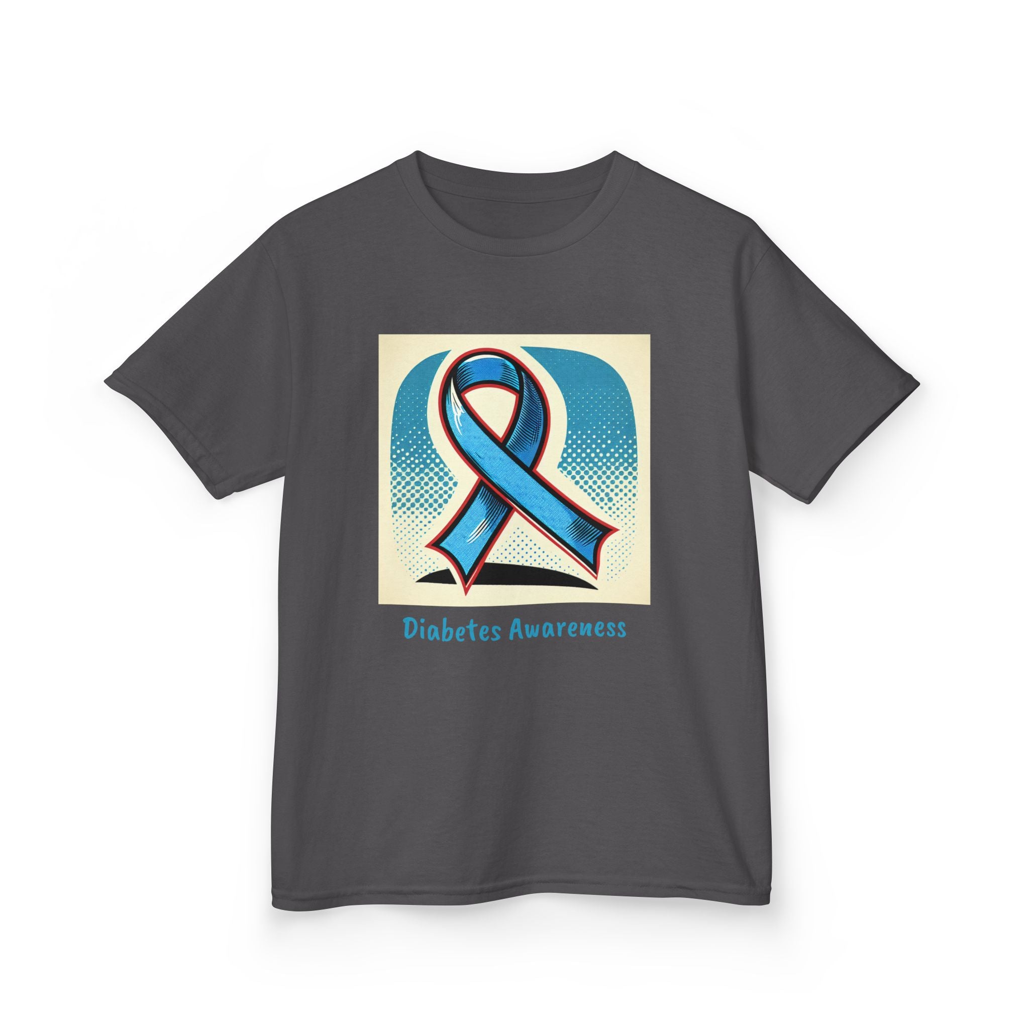 Diabetes Blue Ribbon - Kids Tee The Diabuddies Store T-Shirts $19.22