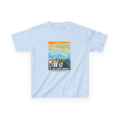 The Diabuddies Store Life is an Adventure, Mountains - Kids Tee Life is an Adventure, Mountains - Kids Tee: Inspire your little explorer with our "Life is an Adventure, Mountains" Kids Tee! This super soft and comfortable t-shirt is perfect for young adve