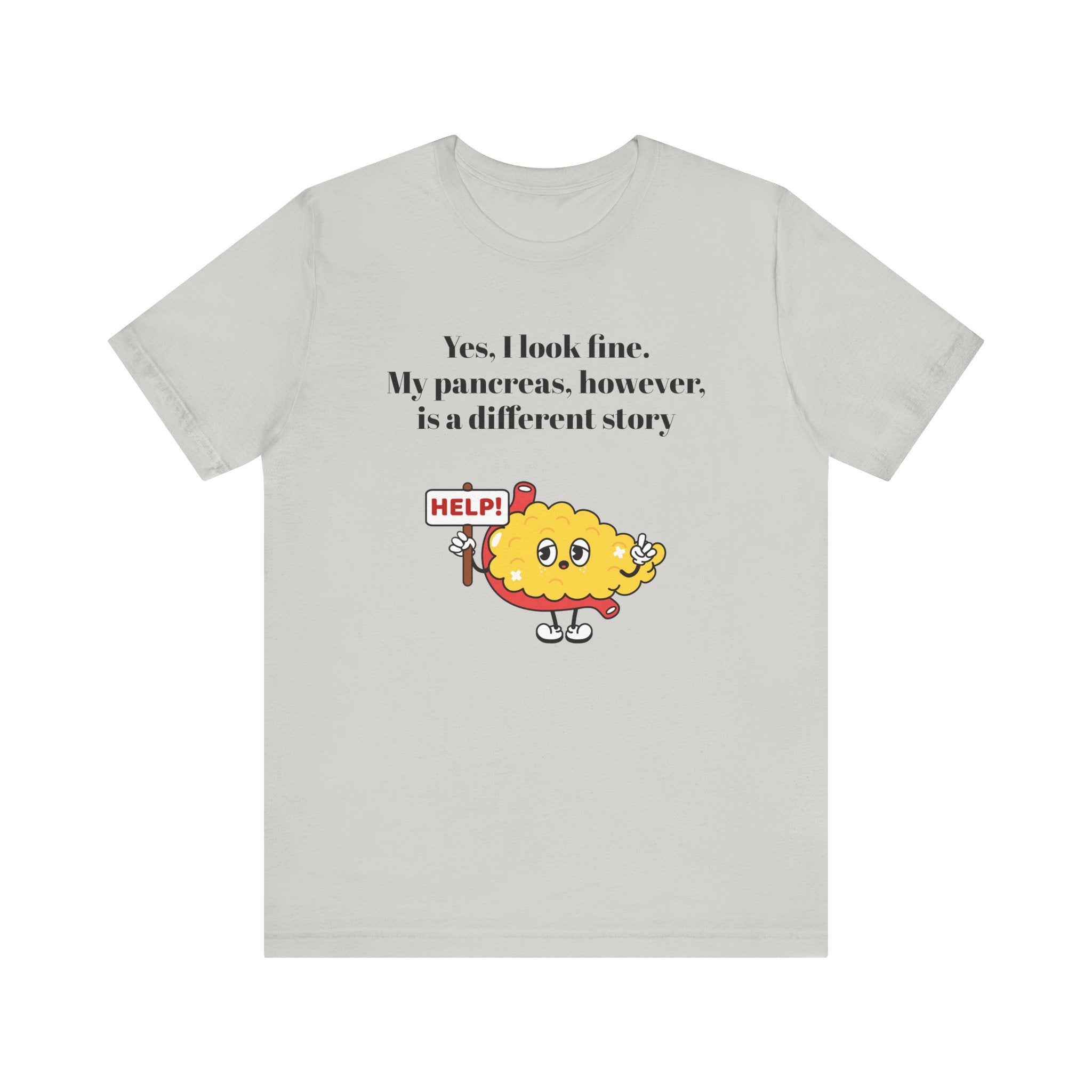 I'm Fine, Not my Pancreas - Unisex Tee The Diabuddies Store T-Shirts $24.25
