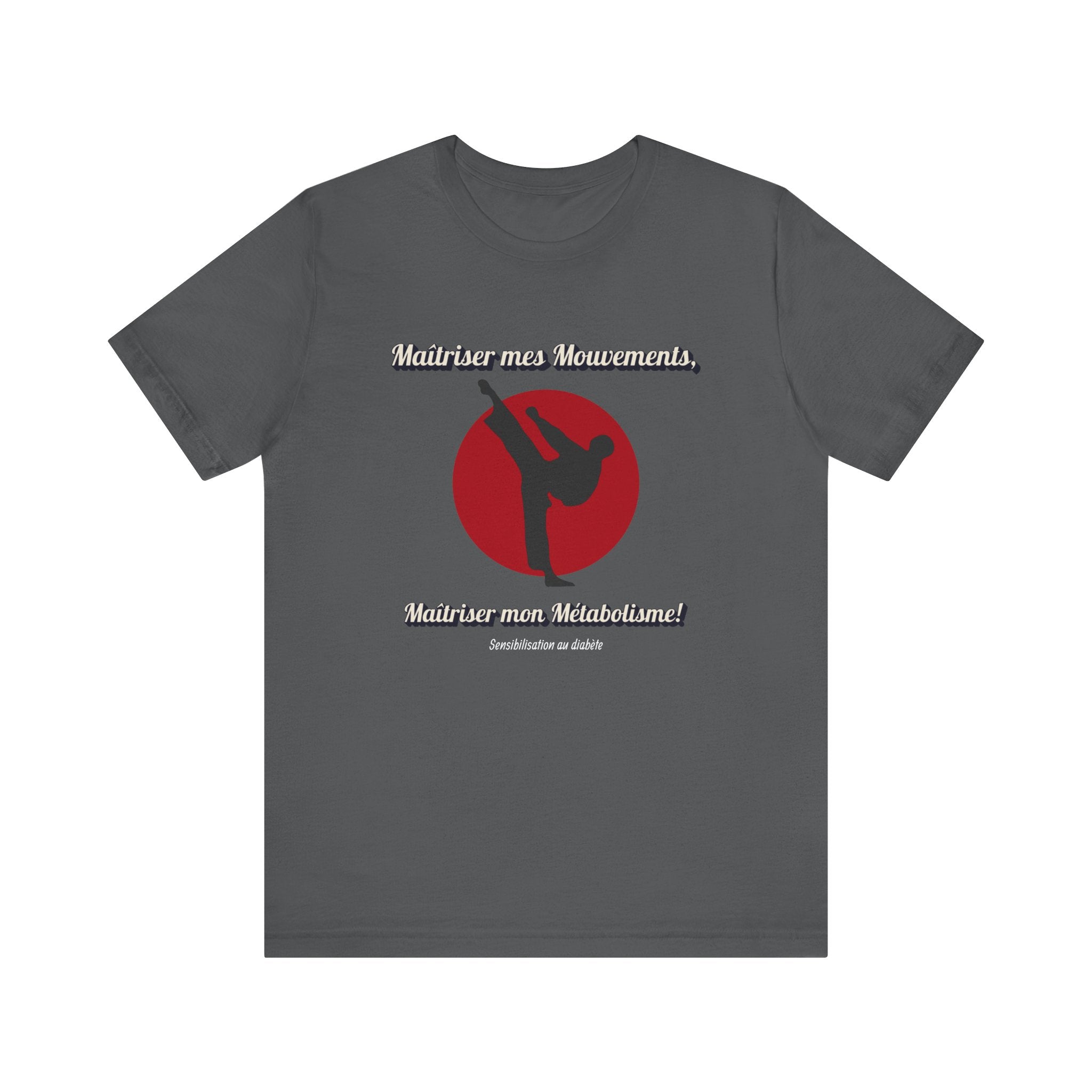 Diabetes & Karate (French) - Unisex Tee The Diabuddies Store T-Shirts $30.27