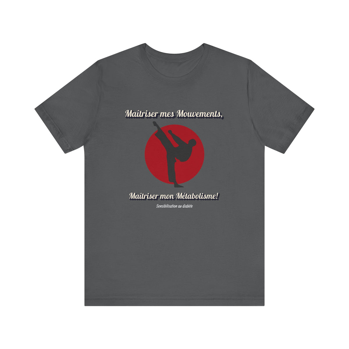 Diabetes & Karate (French) - Unisex Tee The Diabuddies Store T-Shirts $30.27
