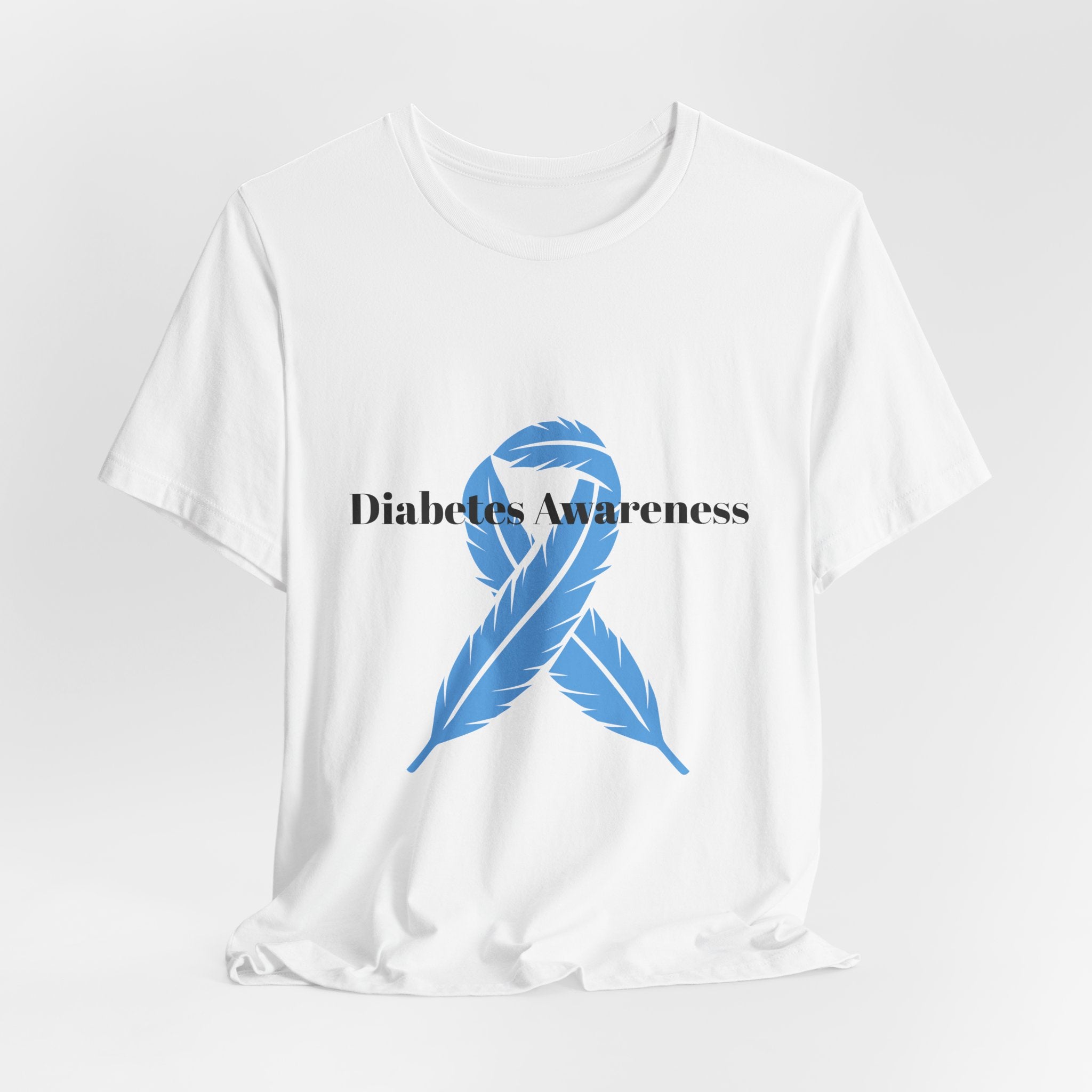 Feather, Blue Ribbon - Unisex Tee The Diabuddies Store T-Shirts $22.38