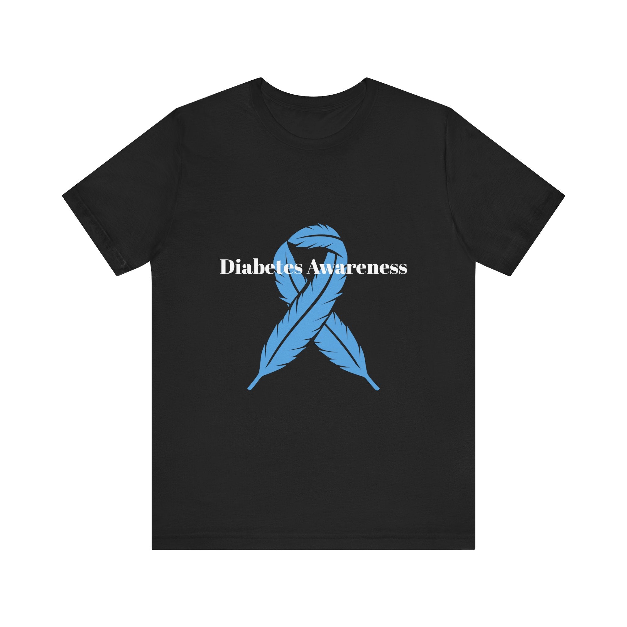 Feather, Blue Ribbon - Unisex Tee The Diabuddies Store T-Shirts $22.38