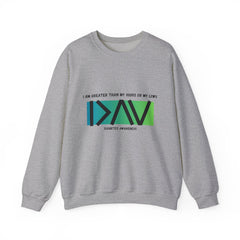 Greater Than My Highs (Green) - Unisex Sweatshirt The Diabuddies Store Sweatshirts $32.95