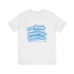 Proud Uncle of Diabetic Warrior (French/Nephew) - Unisex Tee The Diabuddies Store T-Shirts $22.50