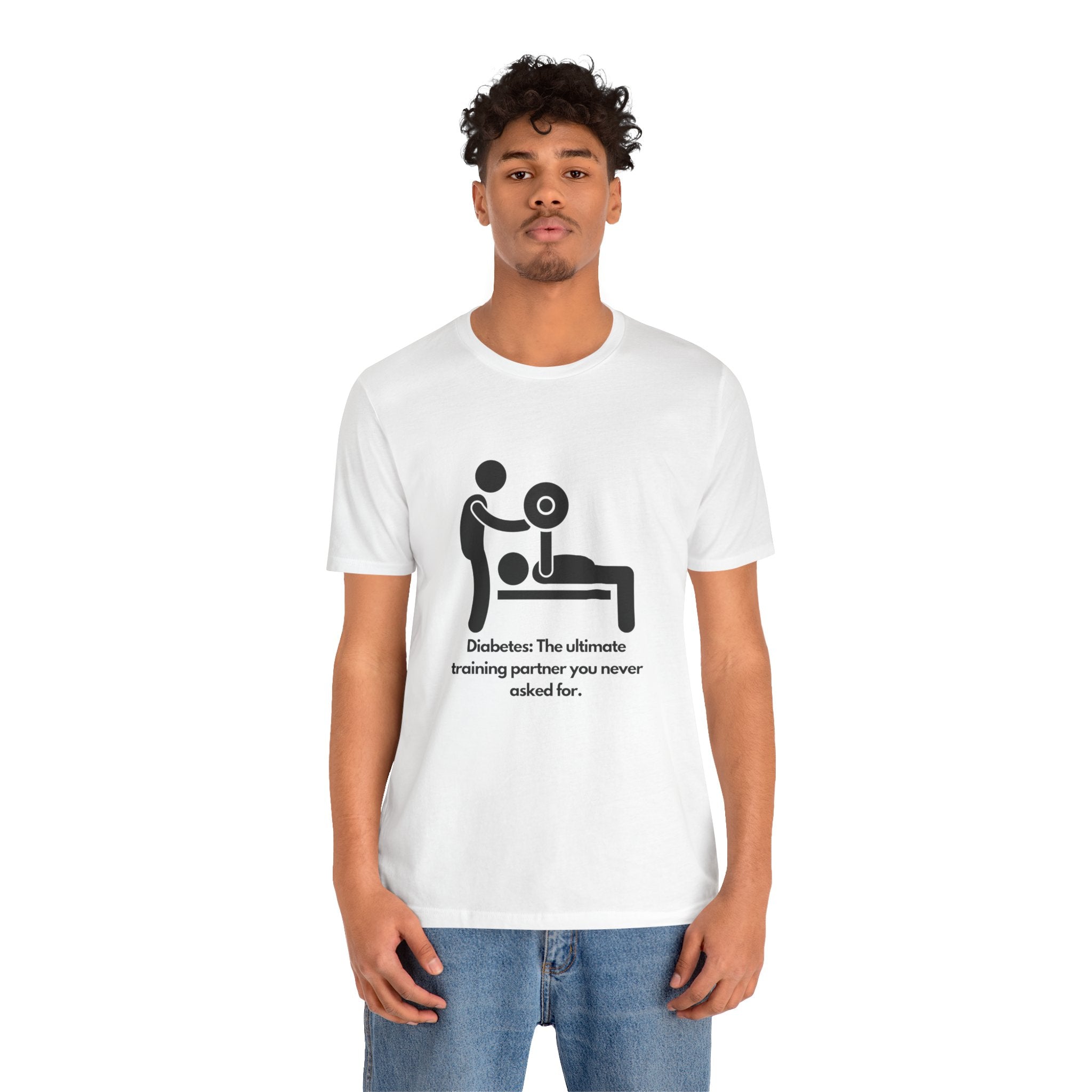 Diabetes: Ultimate Training Partner - Unisex Tee The Diabuddies Store T-Shirts $25.00