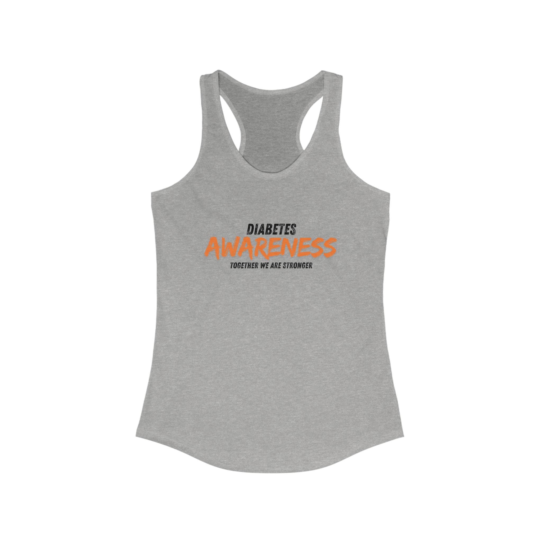 Stronger Together - Racerback Tank The Diabuddies Store Tank Tops $19.96