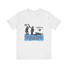 The Diabuddies Store Knocking out Diabetes - Unisex Tee Knocking out Diabetes - Unisex Tee: Make a bold statement with our Unisex Tee. This powerful shirt is for the fighters, the advocates, and the champions who face diabetes head-on every day. T-Shirts
