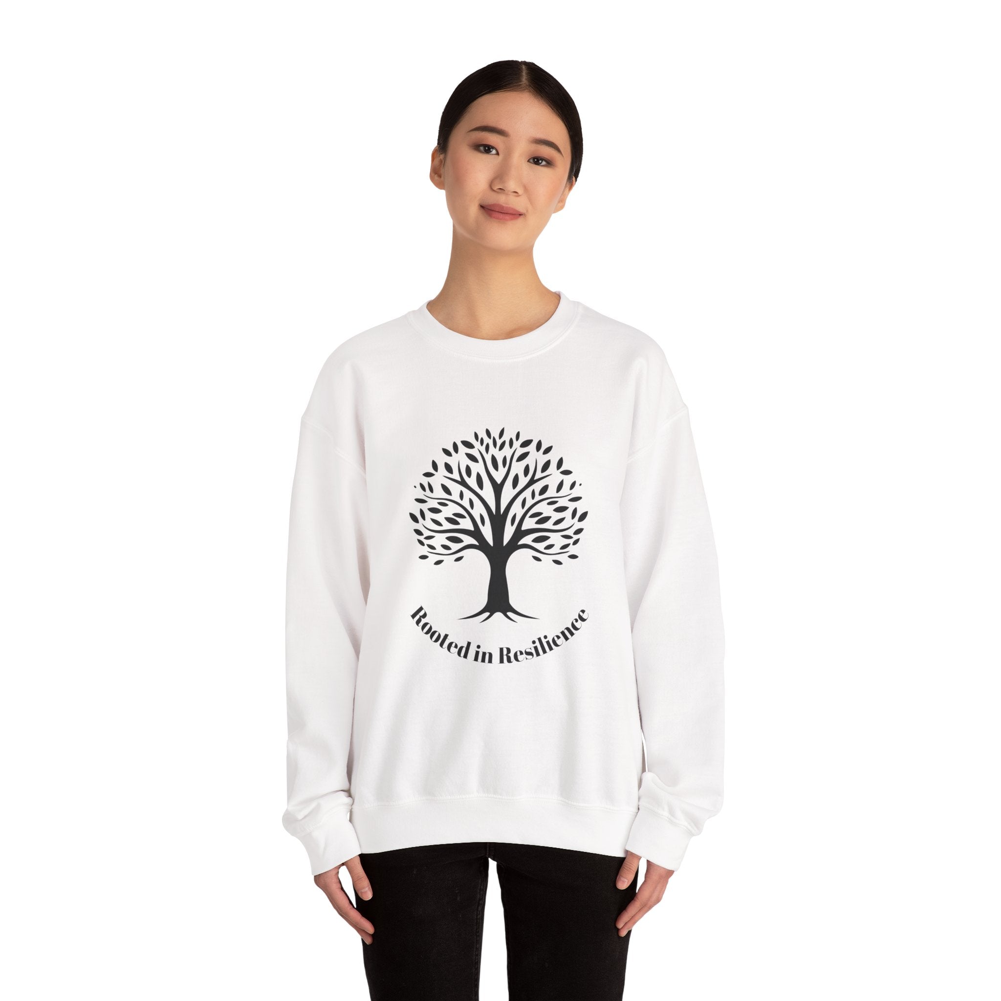 The Diabuddies Store Rooted in Resilience - Unisex Sweatshirt Rooted in Resilience - Unisex Sweatshirt: Like a mighty tree, you are rooted in resilience. This sweatshirt is more than just cozy — it's a wearable testament to your inner strength and unwaver