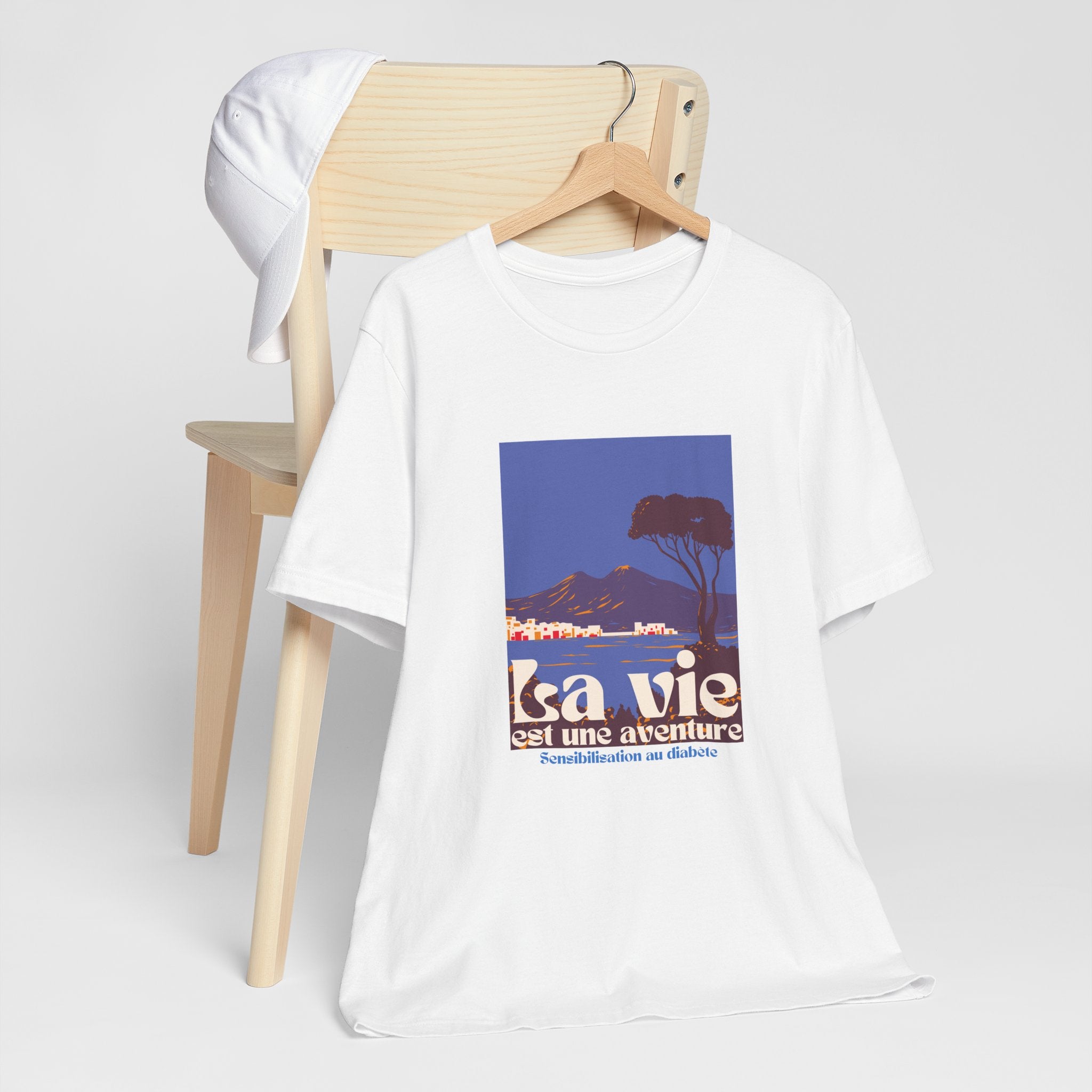 Life is an Adventure, Ocean View (French) - Unisex Tee The Diabuddies Store T-Shirts $22.50