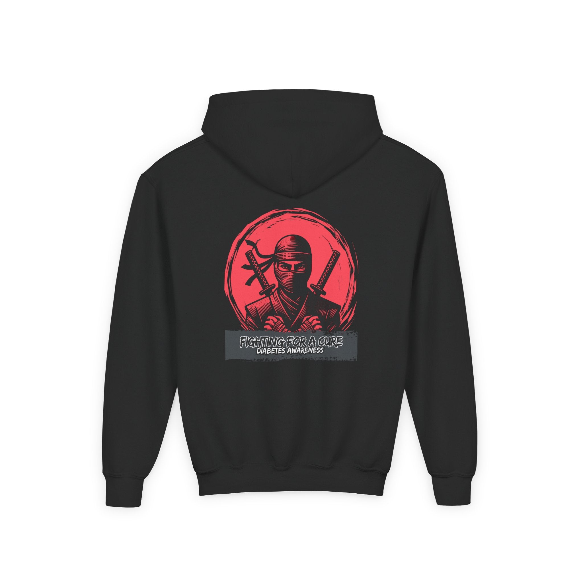The Diabuddies Store Fighting for a Cure - Youth Hoodie Fighting for a Cure - Youth Hoodie: a youth hoodie for the young warriors of the diabetes community. Soft, comfortable, and a powerful statement of strength. Hoodies Kids clothes Awareness Ribbon,Blu