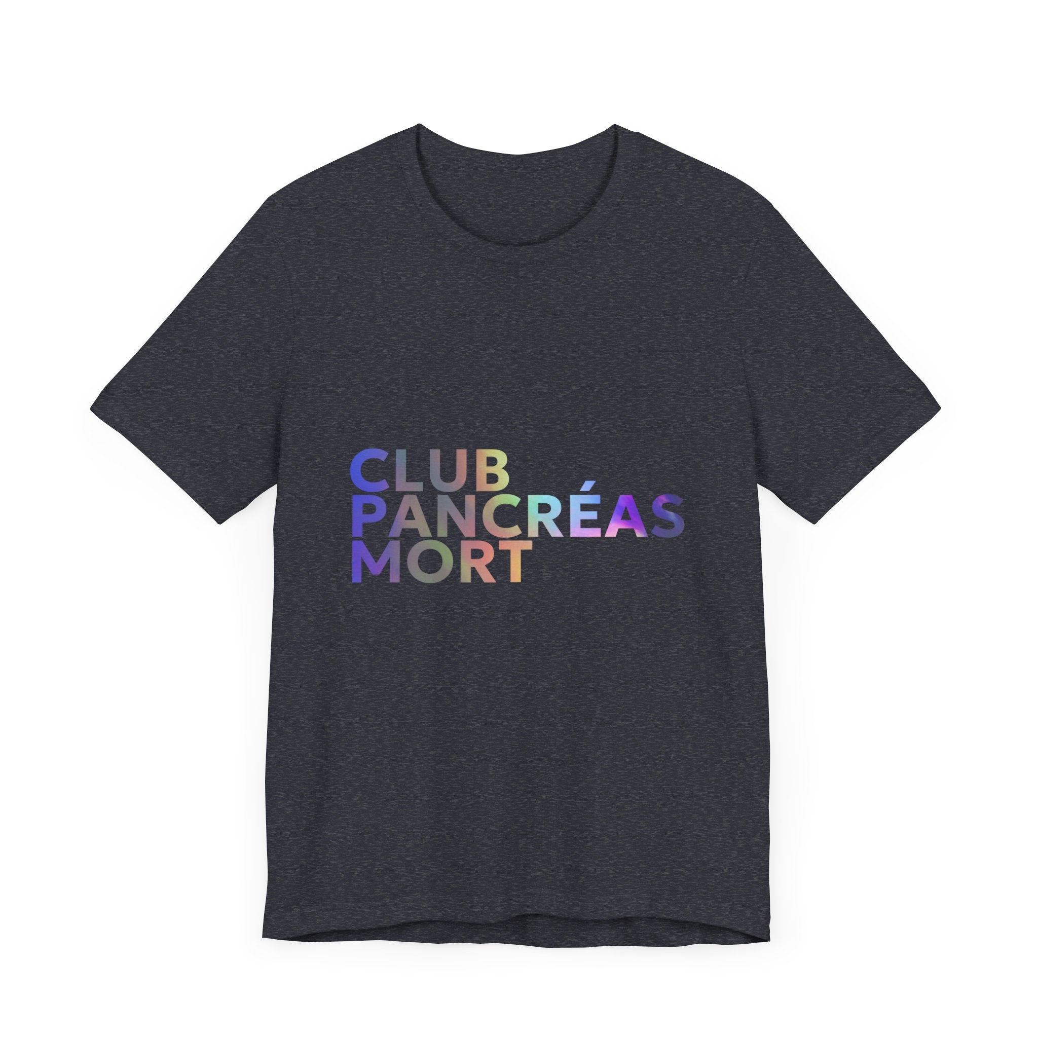 Rainbow Dead Pancreas Club (French) Unisex Tee The Diabuddies Store T-Shirts $22.38
