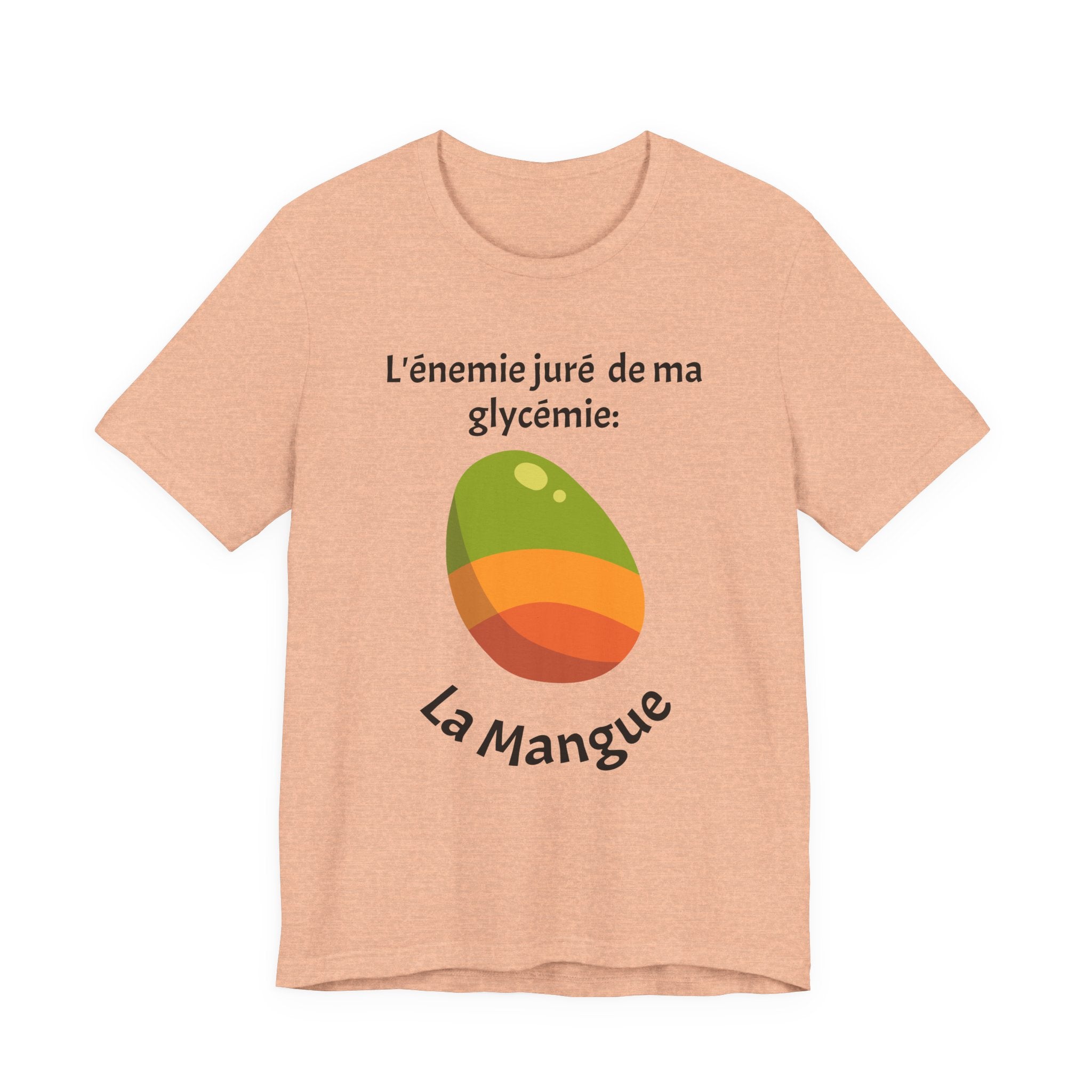 My Blood Sugar's Nemesis: The Mango (French) - Unisex Tee The Diabuddies Store T-Shirts $25.00
